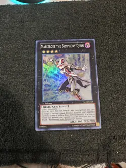 Maestroke the Symphony Djinn - YS12-EN043 - Super Rare - 1st Edition LP YuGiOh! - Image 1