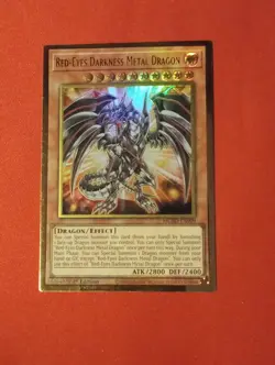 Red-Eyes Darkness Metal Dragon MGED-EN009 Maximum Gold: El Dorado 1st Ed NM/VLP - Image 1