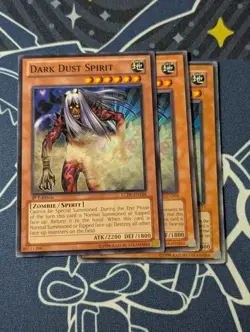 3x Dark Dust Spirit - Common (NM) Yugioh Playset - Image 1