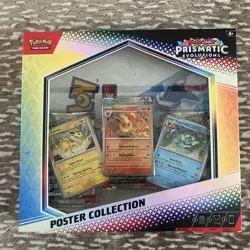 Pokemon TCG Scarlet & Violet Prismatic Evolutions Poster Collection New & Sealed - Image 1
