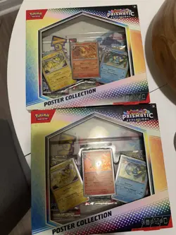 Pokemon Tcg Scarlet & Violet Prismatic Evolutions Poster Collection New Sealed - Image 1
