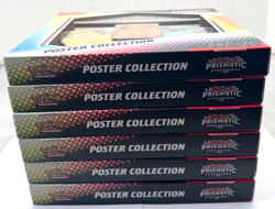 Pokemon Prismatic Evolutions Poster Collection Lot Scarlet & Violet 6 Boxes TCG - Image 3