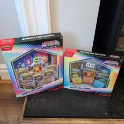 Pokemon TCG Scarlet & Violet Prismatic Evolutions Binder & Poster Collection ✅ - Image 1