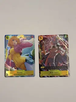 One Piece Egghead Starter Deck Alt Art Lot Of 2 Cards ST29 - Image 1