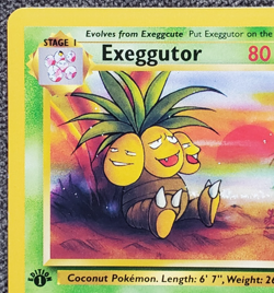 1st Edition Exeggutor - Jungle - #35/64 - Vintage Pokemon Card 1999 WOTC - Image 2