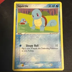 Pokemon Squirtle TCG 82/112 Fire Red & Leaf Green Regular Card - Image 1