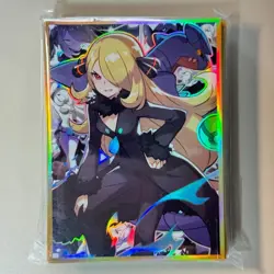 Shiona Garchomp 60 Count Pokemon Card Deck Sleeves Holographic Design - Image 1