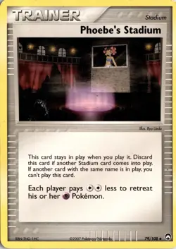 Phoebe's Stadium 79/108 Power Keepers Pokemon Card TCG - Image 1