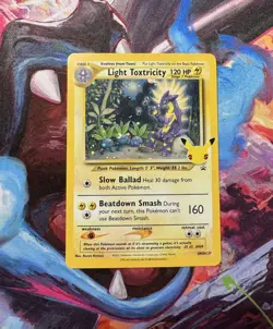 Light Toxtricity 2021 Celebrations Black Star Promo SWSH137 Pokemon Card - 4 - Image 1