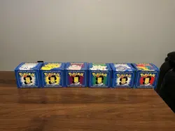 1999 Burger King POKEMON 23k Gold Cards Complete SEALED Set Of 6 BLUE 1ST SERIES - Image 1