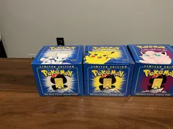 1999 Burger King POKEMON 23k Gold Cards Complete SEALED Set Of 6 BLUE 1ST SERIES - Image 2