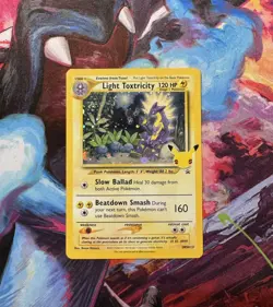 Light Toxtricity 2021 Celebrations Black Star Promo SWSH137 Pokemon Card - Image 1