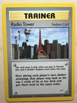 Radio Tower - 95/105 - Pokemon Neo Destiny Unlimited Rare Card - Image 1