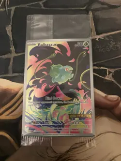 Bulbasaur Mega Evolutions Stamped Boxtopper Sealed Promo Card 133/132 - Image 1