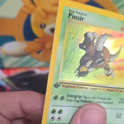 Pokemon Pinsir Jungle 1st Edition Holo Rare Basic 60HP 09/64 English Card (1999) - Image 3