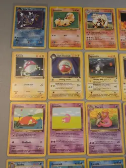 110x Vintage Pokemon Card (Lot #1) Base/Jungle/Fossil/Rocket/Neo HP/CREASED/POOR - Image 3