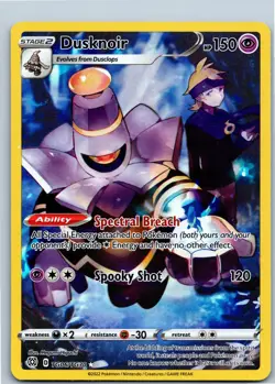 Pokemon Card TCG - Dusknoir TG06 Ultra Rare Brilliant Stars Trainer Gallery NM - Image 1
