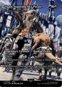 Captain Lannery Storm "Vaan, Aspiring Sky Pirate" - Showcase FCA NM MTG - Image 1