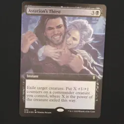 Astarion's Thirst (Extended Art) FOIL MTG Baldurs Gate Rare 570 NM - Image 1