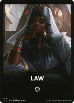 Law Theme Card [Jumpstart 2022 Front Cards] Lightly Played - Image 1