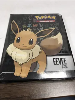 POKEMON Eevee Ultra Pro 4 Pocket Binder With Cards Total 80 Cards - Image 1