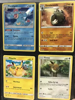 POKEMON Eevee Ultra Pro 4 Pocket Binder With Cards Total 80 Cards - Image 3