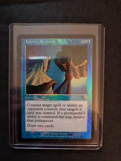 MTG Teferi's Response, INVASION release, FOIL RARE, EX cond. from 2000 - Image 1