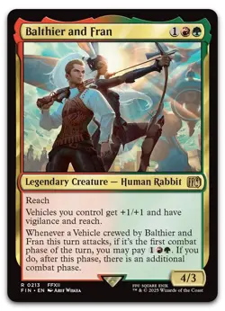 Balthier and Fran #213 (NM) Final Fantasy FIN Magic MTG - Image 1