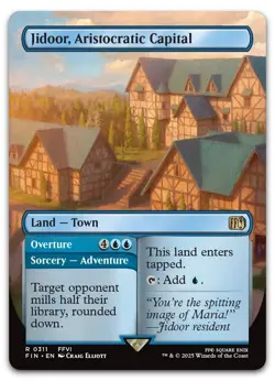 Jidoor, Aristocratic Capital (Borderless) #311 (NM) Final Fantasy FIN Magic MTG - Image 1