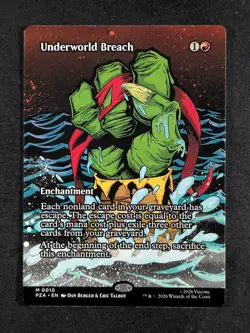 2026 MTG UNDERWORLD BREACH #0010 TMNT: Source Material Borderless Mythic Rare - Image 1