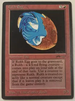 Magic The Gathering MTG RUKH EGG Light Arabian Nights! - Image 1