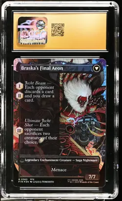 JECHT, RELUCTANT GUARDIAN Final Fantasy Borderless Foil Rare CGC Pristine 10 MTG - Image 2