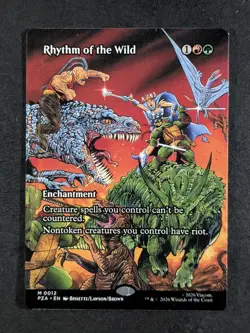 2026 MTG RHYTHM OF THE WILD #0012 TMNT Borderless Mythic Rare (B) - Image 1