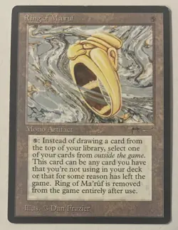Magic The Gathering MTG RING OF MARUF Arabian Nights! - Image 1