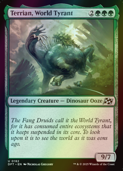 MTG Terrian, World Tyrant Foil ** Aetherdrift ** English (NM) - Image 1