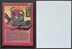 SIGNED MtG Magic Anson Maddocks _ Beta CE _ Artist Proof _ IRONCLAW ORCS _ 1/50! - Image 1