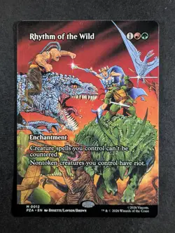 2026 MTG RHYTHM OF THE WILD #0012 TMNT: Source Material Borderless Mythic Rare - Image 1