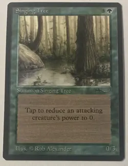 Magic The Gathering MTG SINGING TREE Arabian Nights! - Image 1