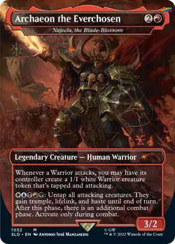 Archaeon the Everchosen - Najeela, the Blade-Blossom (Borderless) [SLD - 1032... - Image 1