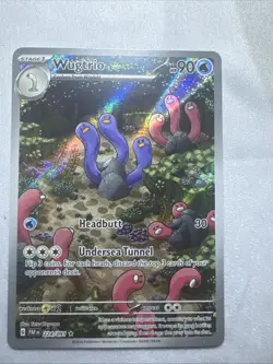 Wugtrio 224/091 Illus Rare Holo Paldean Fates Pokemon TCG Card NM/M Condition - Image 1