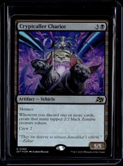 Cryptcaller Chariot - 80 - Foil - DFT - NM - MTG Magic the Gathering - Image 1