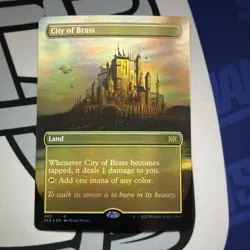City of Brass - Borderless Foil - Double Masters 2022 - Rare Land - Image 1