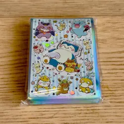 Pokemon Card Sleeves Deck Shield 60 Count Eevee Pikachu Gengar Snorlax Design - Image 4