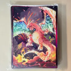 Charizard Deck Shield Sleeves 60 Count Pokemon Card Protector Art - Image 1