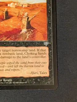 MTG - 1x Choking Sands - Mirage - NM/LP - Vintage - Magic The Gathering - 1996 - Image 4