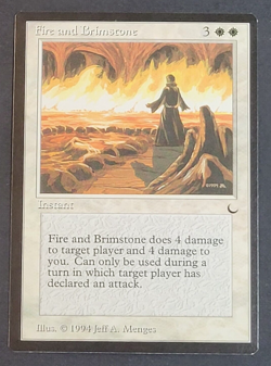 MTG - Fire and Brimstone - The Dark - NM/LP - 1994 Vintage White Magic - SG401 - Image 1