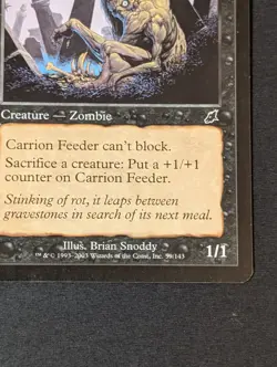 MTG - 1x Carrion Feeder - Scourge - Light Play - Vintage - Magic The Gathering - Image 3