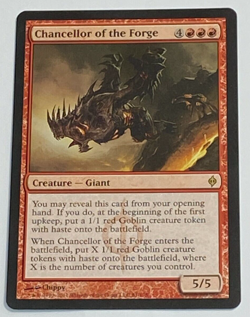 MTG - 1x Chancellor of the Forge - New Phyrexia - NM - Rare Red - Magic - 2011 - Image 1