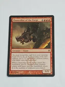 MTG - 1x Chancellor of the Forge - New Phyrexia - NM - Rare Red - Magic - 2011 - Image 2