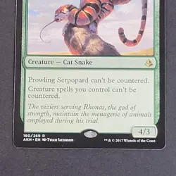 MTG - 1x Prowling Serpopard - Amonkhet - Rare - NM/LP - Magic The Gathering 2017 - Image 4